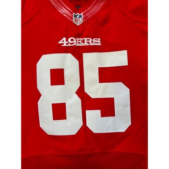 Signed Vernon Davis #85 NFL Nike San Francisco 49ers On Field Football Sports Fa - Picture 2 of 6